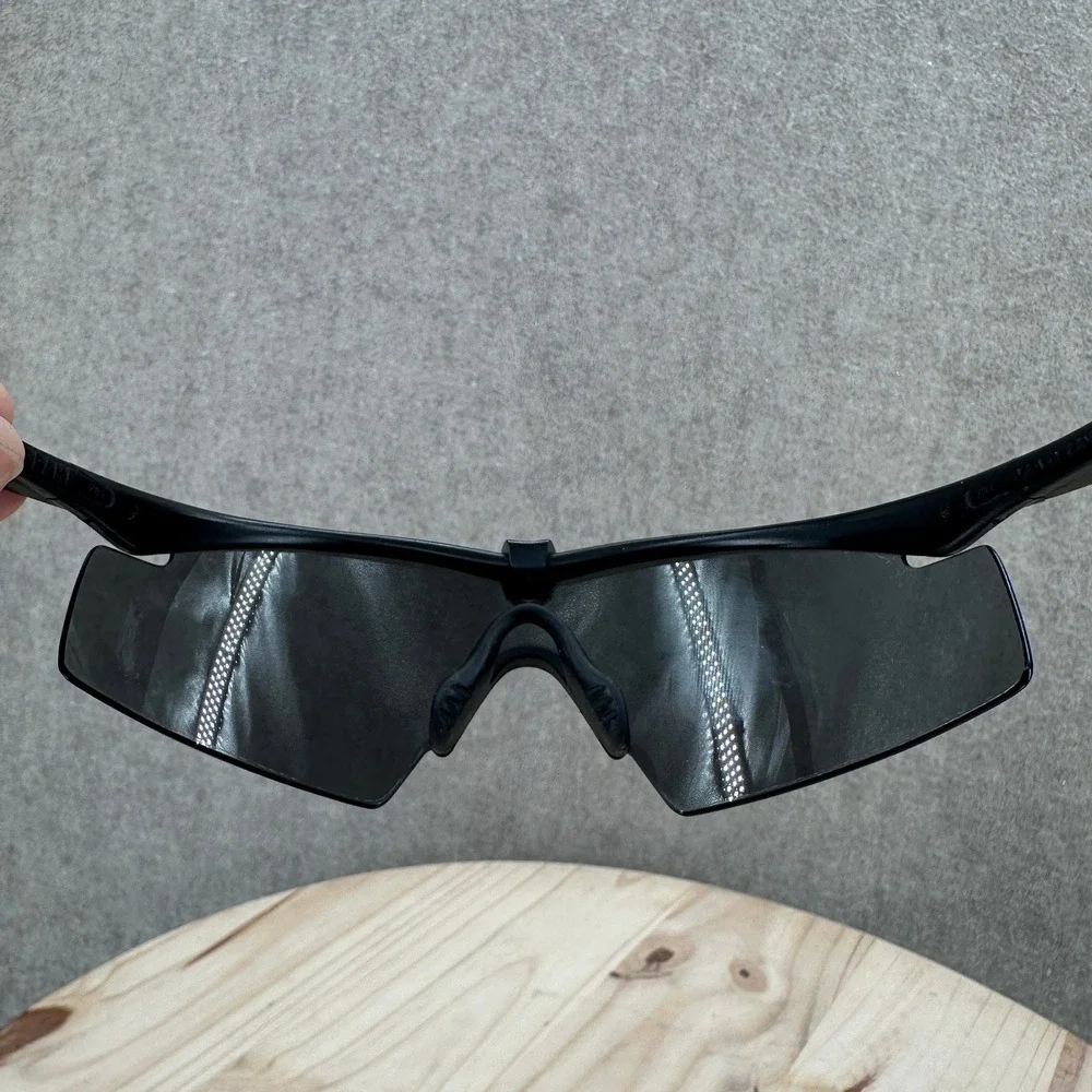 RARE Oakley SI Ballistic M Frame 1.0 Sunglasses OS Black Original Shield Wrap